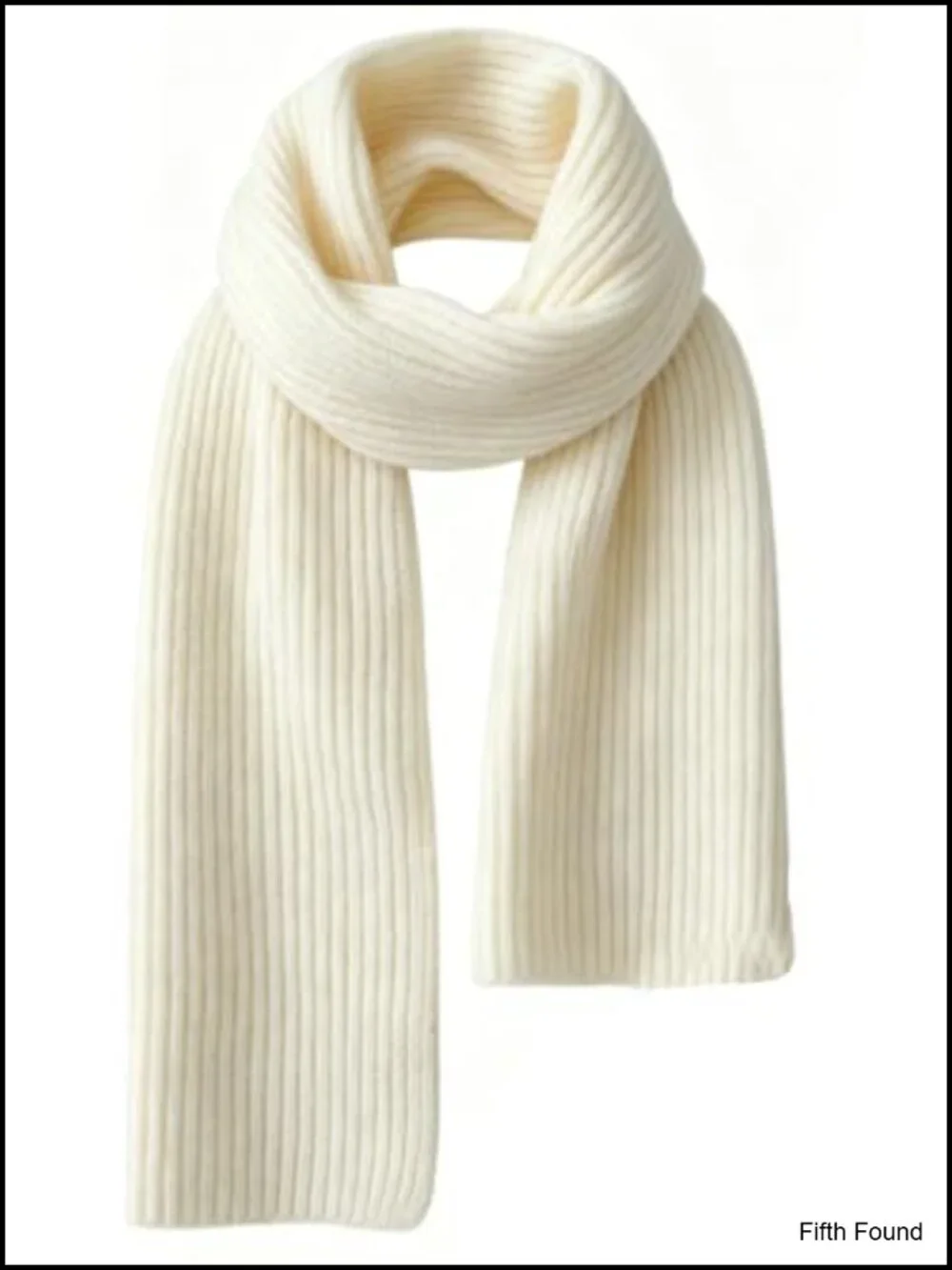 Ribbed Knit Winter Scarf Soft Warm Long Neck Wrap for Cold Weather